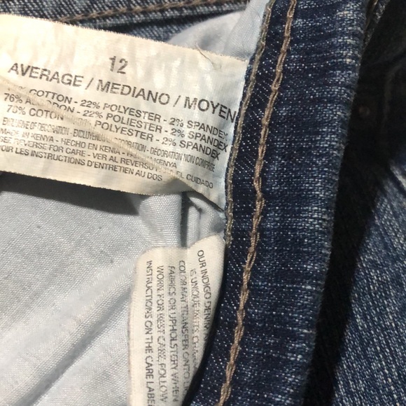 🌹🌹Gloria Vanderbilt Denim Jeans Size 12 Average🌹🌹 - Picture 6 of 7